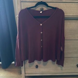 Pinkblush Maternity ButtonDown Sweater